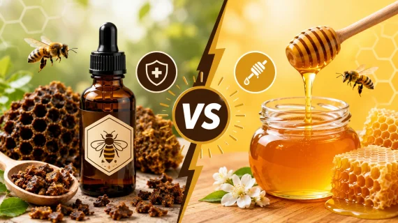 Propolis vs Madu: Apa Perbedaannya? Jangan Sampai Salah Pilih!